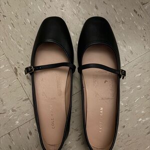 Cole Haan Women's Black Mary Jane Flats